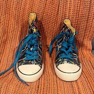 Colorful Women's High-Top Sneakers